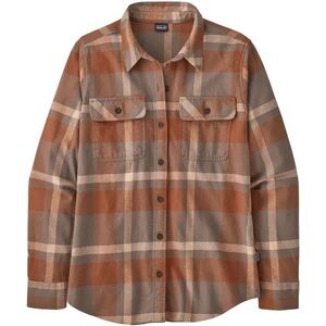 Patagonia Fjord Flannel Shirt, Women's Slim Fit Organic Midweight, Plaid Small